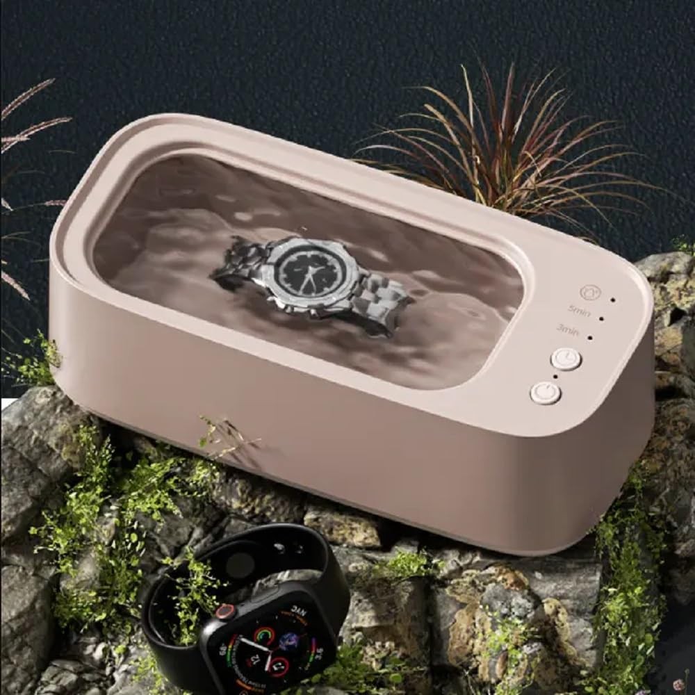 300ML Portable Ultrasonic accessories Cleaner, USB powered Portable Professional Ultrasonic Mini Cleaner Portable Eyeglasses Cleaning Machine Ring Glasses Watches Denture Clean