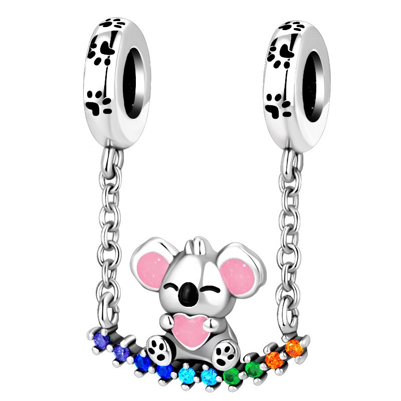 Swing Koala Charm 925 sterling silver