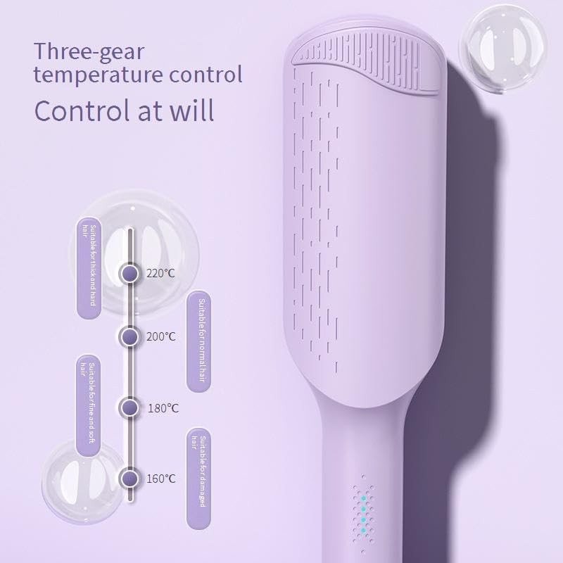 Professional Ceramic Curler, 32mm V Wave, Automatic Wave Iron, 3 Temperature Modes, Ion Generator, No Damage, Easy to Use, Big Waves, Long-lasting Waves, Suitable for All Hair Types, Very Suitable for